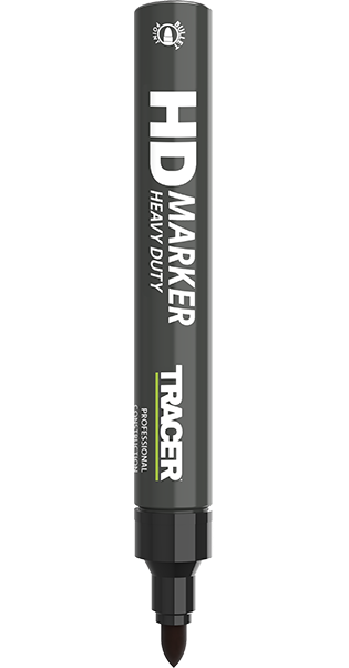 TRACER Thick Tip White Permanent Marker - Screwfix